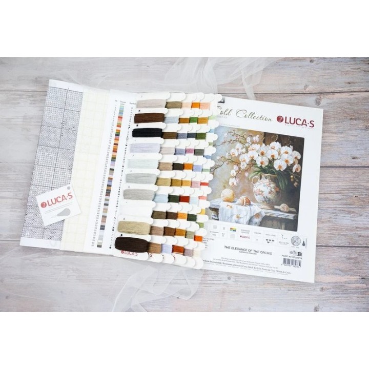 Luca-S Stickset Eleganz der Orchidee