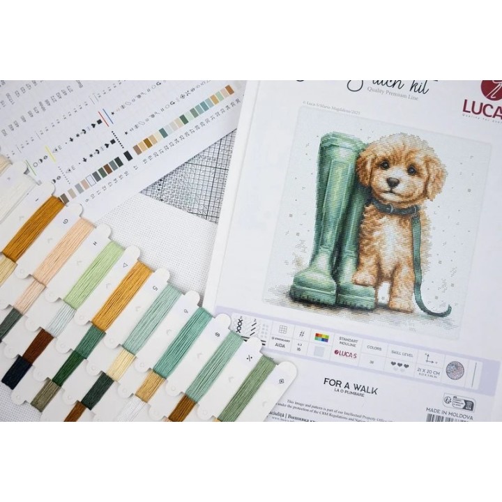Luca-S Kit de broderie Pour une Promenade
