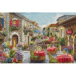 Luca-S Embroidery kit Fiori Caffes