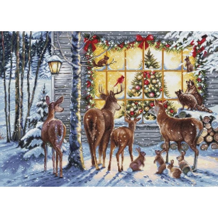 Luca-S Embroidery kit Nosy Neighbours