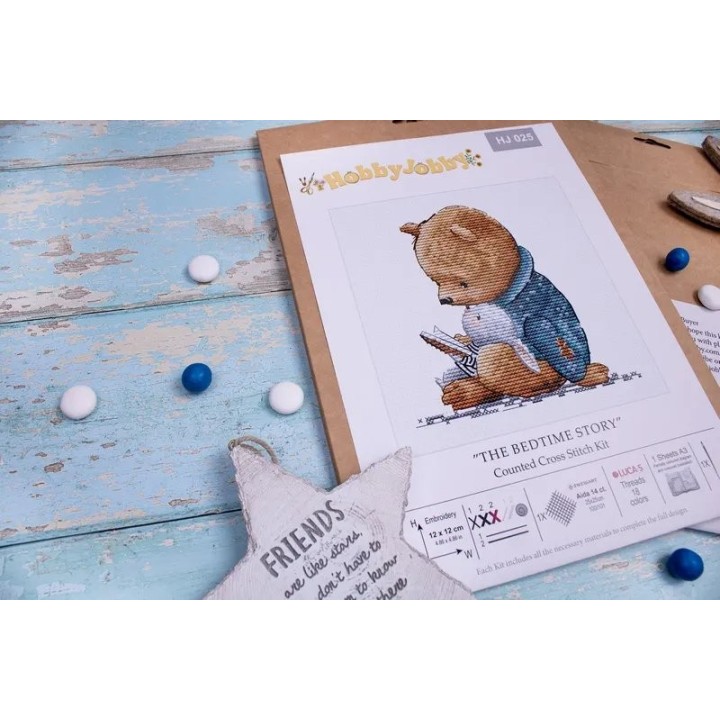 Embroidery kit The Bedtime Story