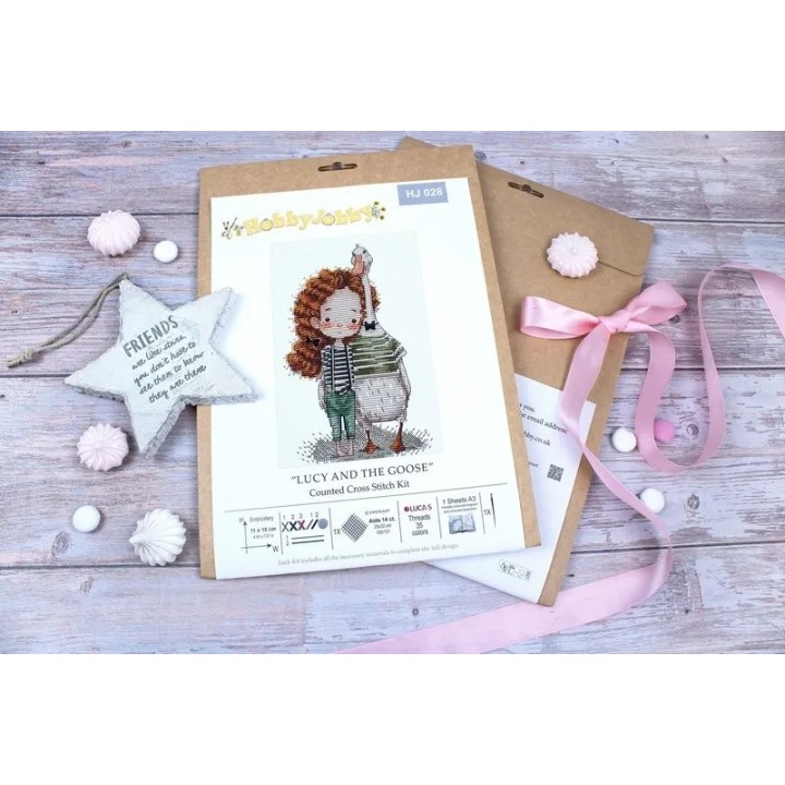 Kit de broderie Lucy et l'Oie