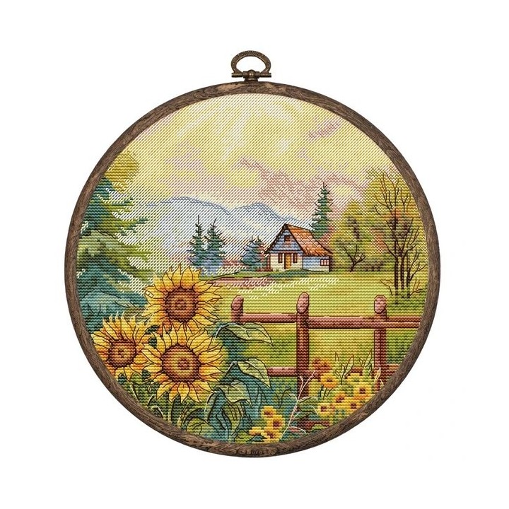 Embroidery kit The House on the Hilltop
