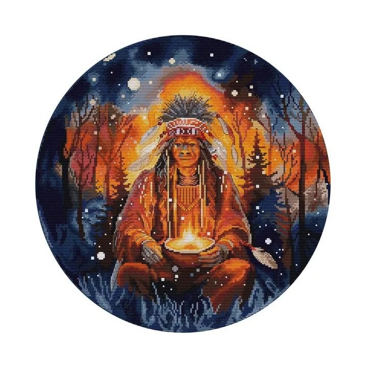 Kit de broderie Le Chaman
