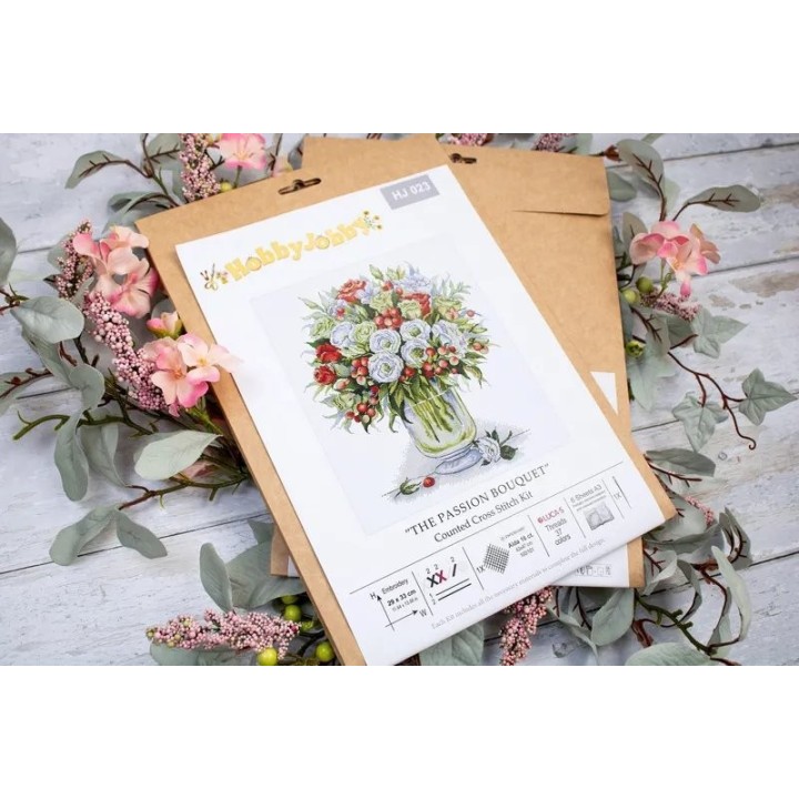 Kit de broderie Le Bouquet de la Passion