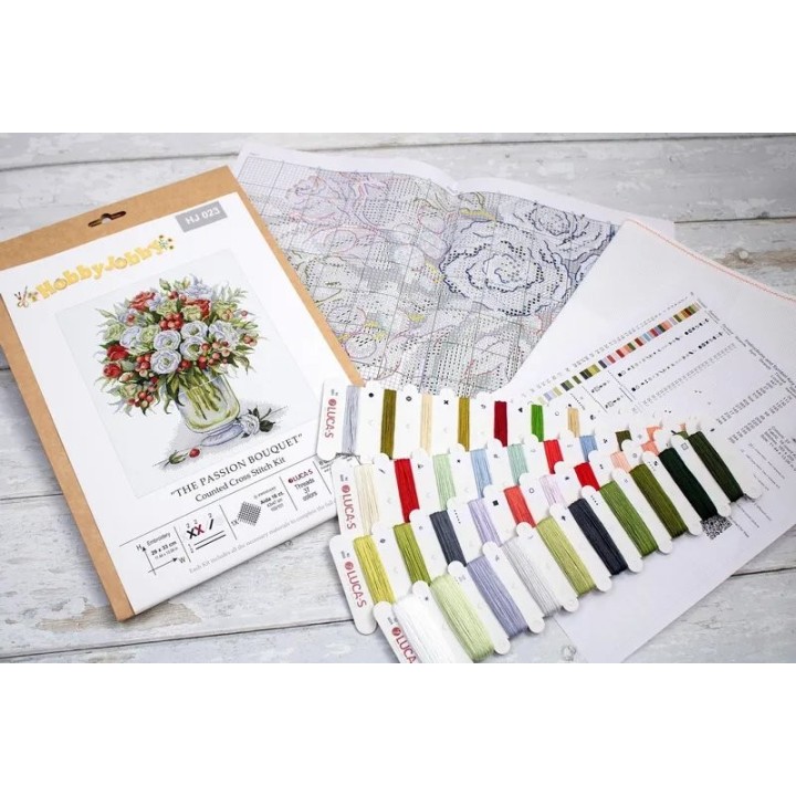 Stickset Der Passionsstrauß