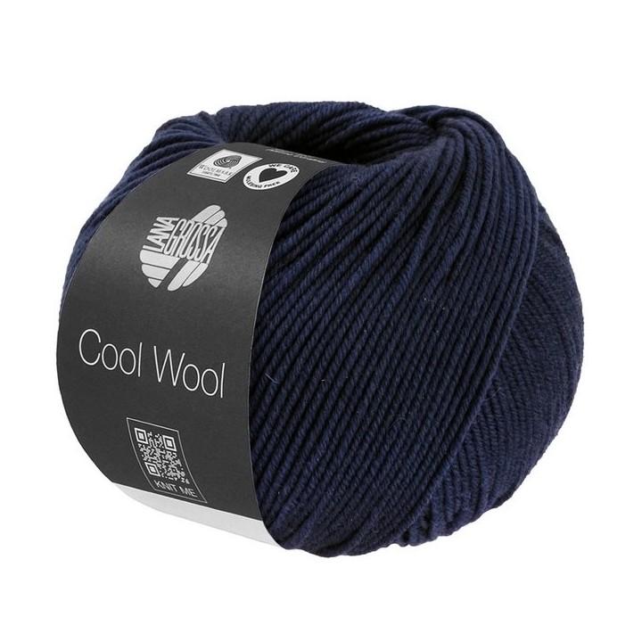 Lana Grossa Cool Wool Mélange Nachtblau meliert 1494