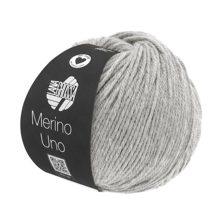 Lana Grossa Merino Uno Hellgrau 10