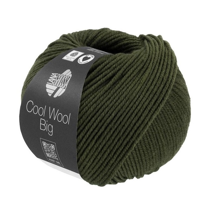 Lana Grossa Cool Wool Big Mélange Loden vert 1695