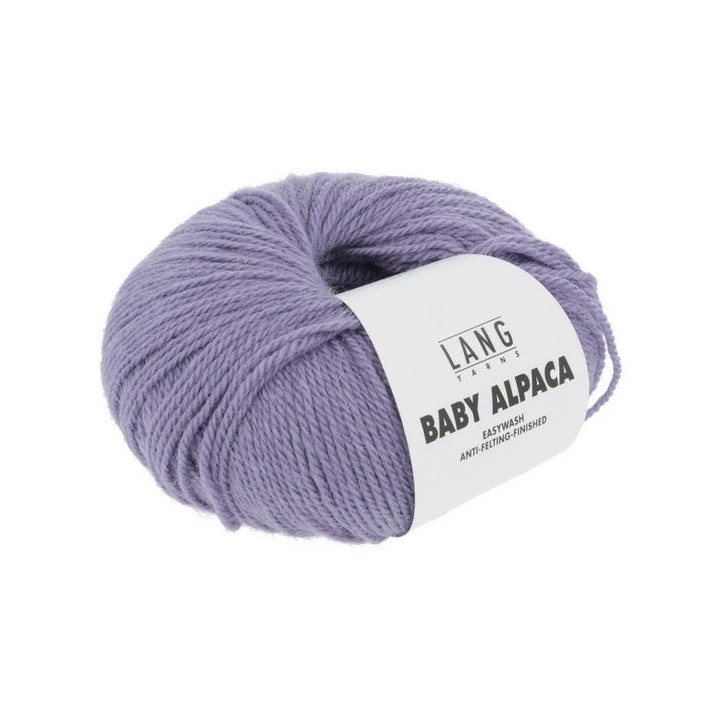 Lang Yarns Baby Alpaca 045 donkerpaars