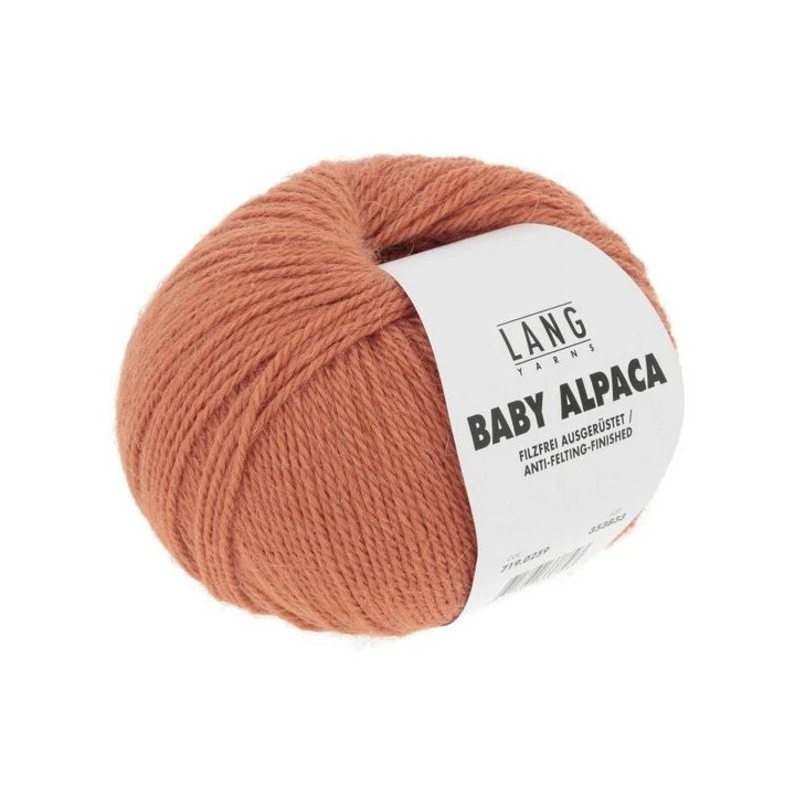 Lang Yarns Baby Alpaca 259 orange