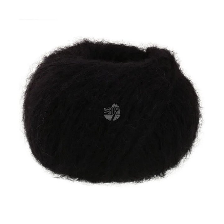 Lana Grossa Mohair Di Gio 016 Schwarz