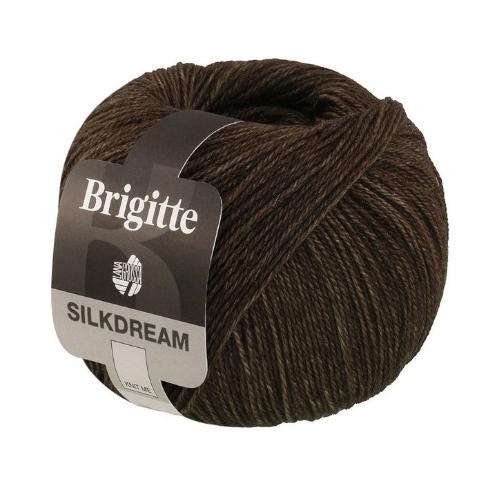 Lana Grossa Brigitte Silkdream 03 Graubraun