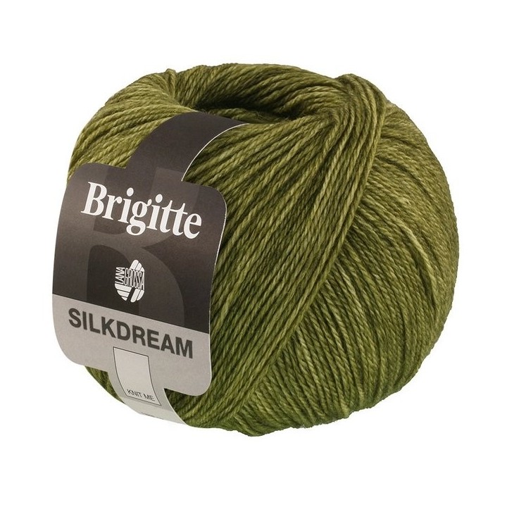 Lana Grossa Brigitte Silkdream 07 Olijf