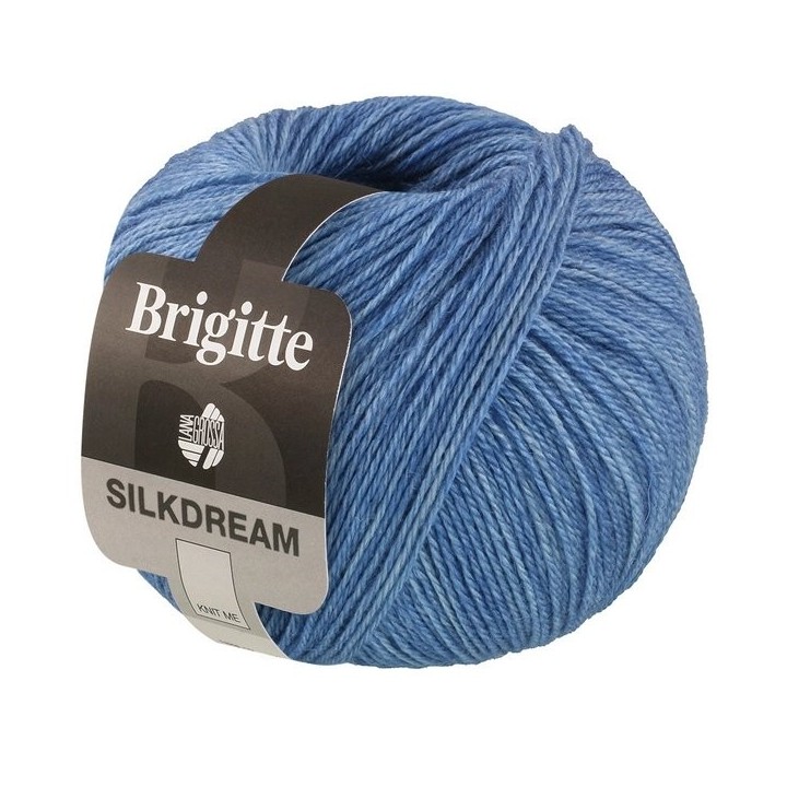 Lana Grossa Brigitte Silkdream 12 Blauw