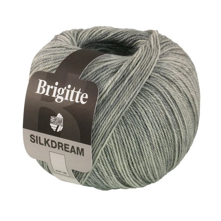 Lana Grossa Brigitte Silkdream 15 Grau