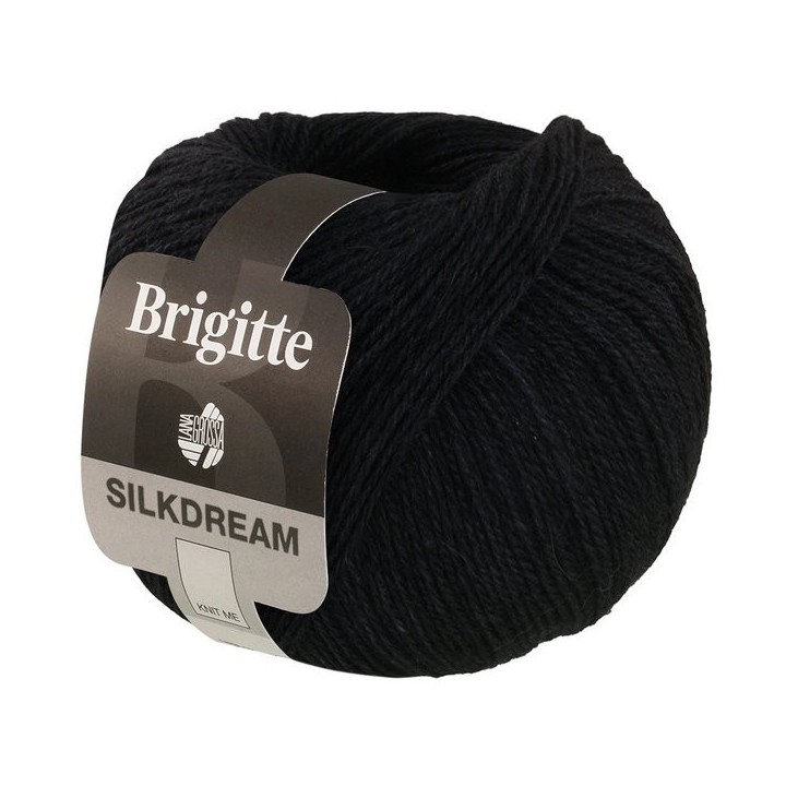 Lana Grossa Brigitte Silkdream 16 Anthrazit