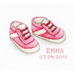 Luca-S Kit de broderie Chaussures de bébé 2