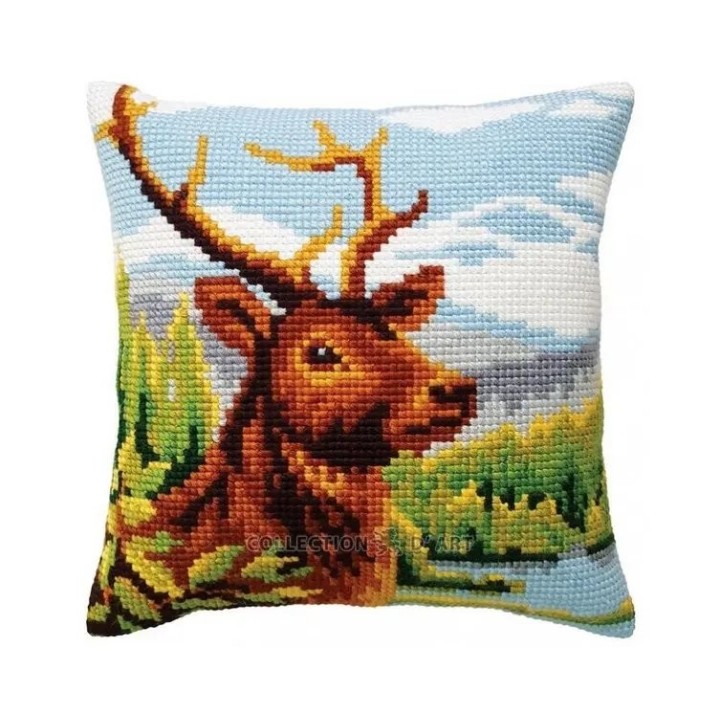 Stitch cushion kit By the mountain river 5441