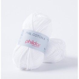 Phildar Phil Coton 4 blanc