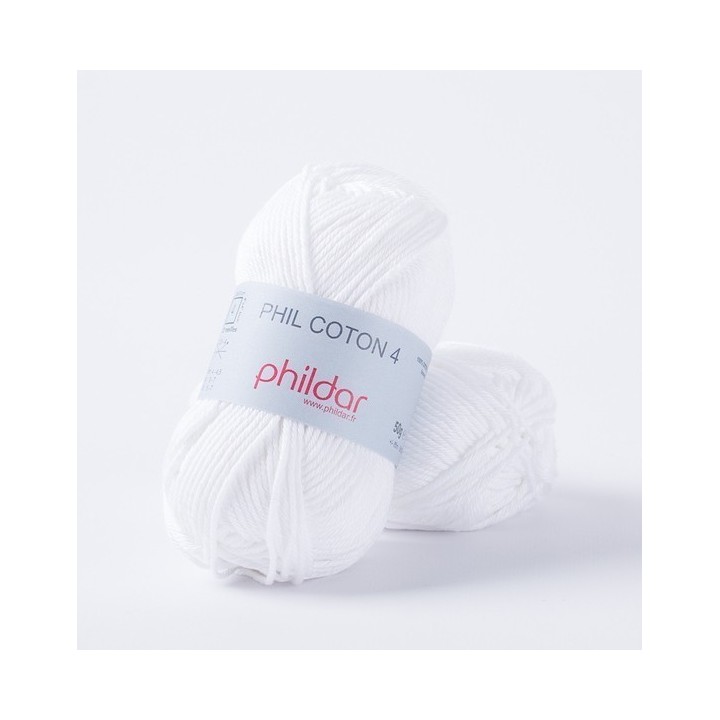 Phildar Phil Coton 4 blanc
