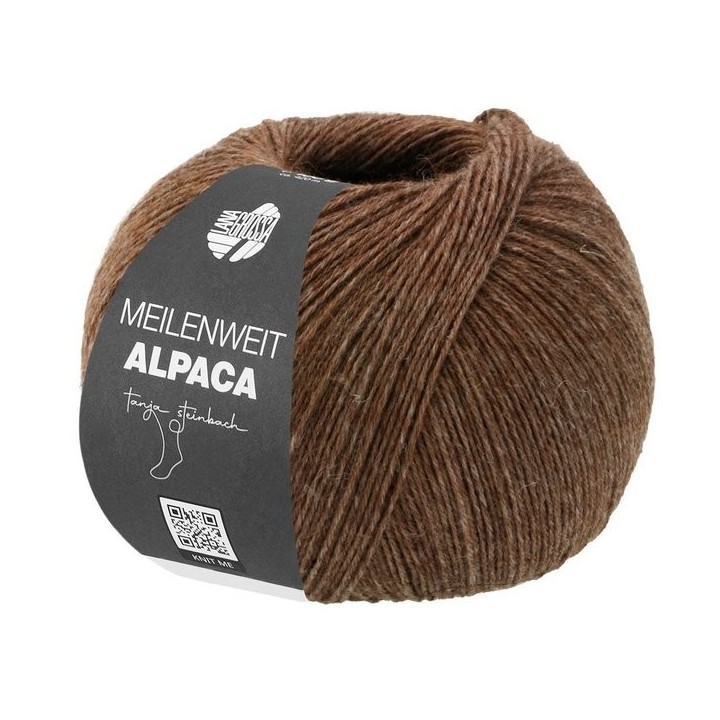 Lana Grossa Meilenweit 100 Alpaca 2005 Nougat