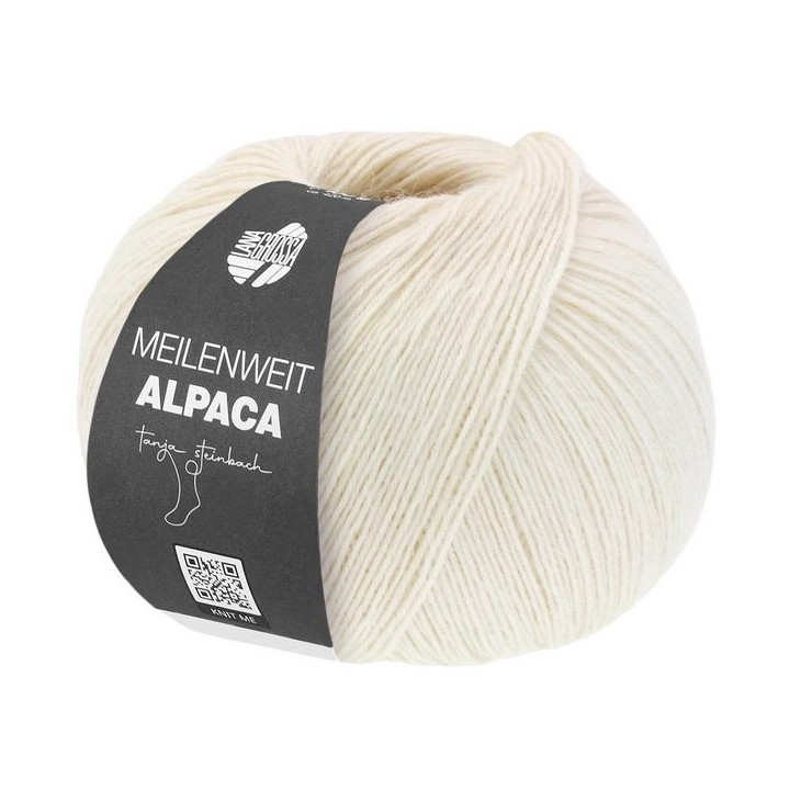 Lana Grossa Meilenweit 100 Alpaca 2008 Lichtbeige
