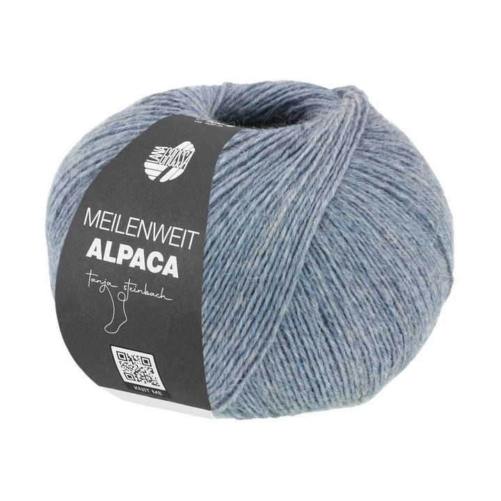 Lana Grossa Meilenweit 100 Alpaca 2011 Graublau