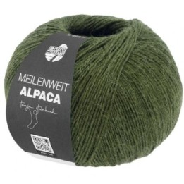 Lana Grossa Meilenweit 100 Alpaca 2017 Dark Olive