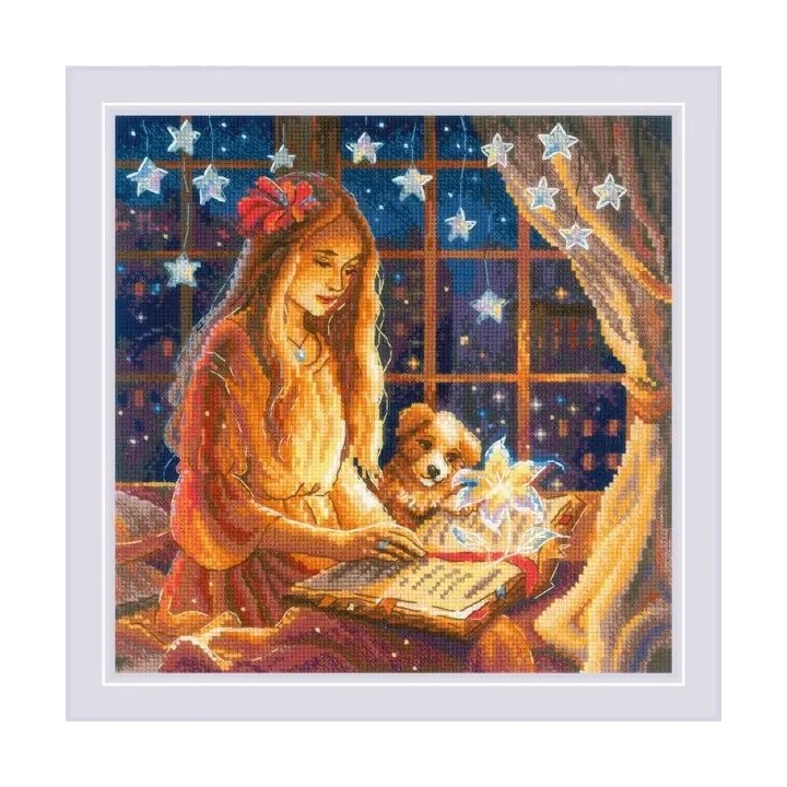 Riolis Kit de broderie Livre magique