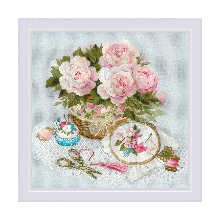 Riolis Embroidery kit Time for Stitching