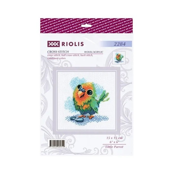 Riolis Embroidery kit Little Parrot