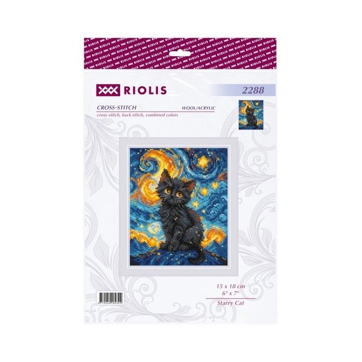 Riolis Stickset Sternenkätzchen