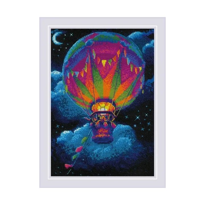 Riolis Embroidery kit Hot Air Balloon