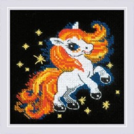 Riolis Kit de broderie Poulain étincelant