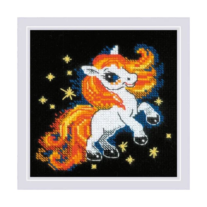 Riolis Kit de broderie Poulain étincelant