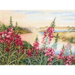 Kit de broderie Où les sapins fleurissent