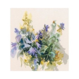 Embroidery kit Forest bell-flowers 