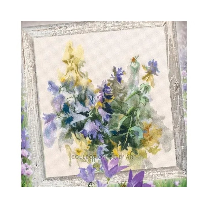 Embroidery kit Forest bell-flowers 