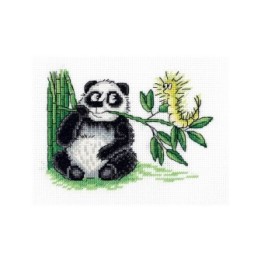 Borduurpakket Panda en de rups
