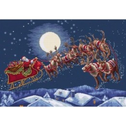Kit de broderie Vol de la veille de Noël