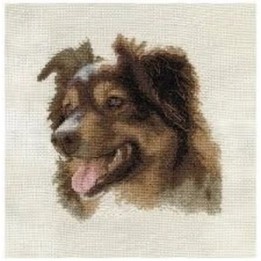 Embroidery kit English Shepherd