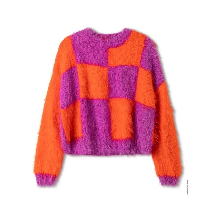 Lana Grossa Karo-pullover K14M2