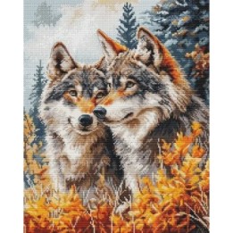 Luca-S Embroidery kit The Guardians of the Forest