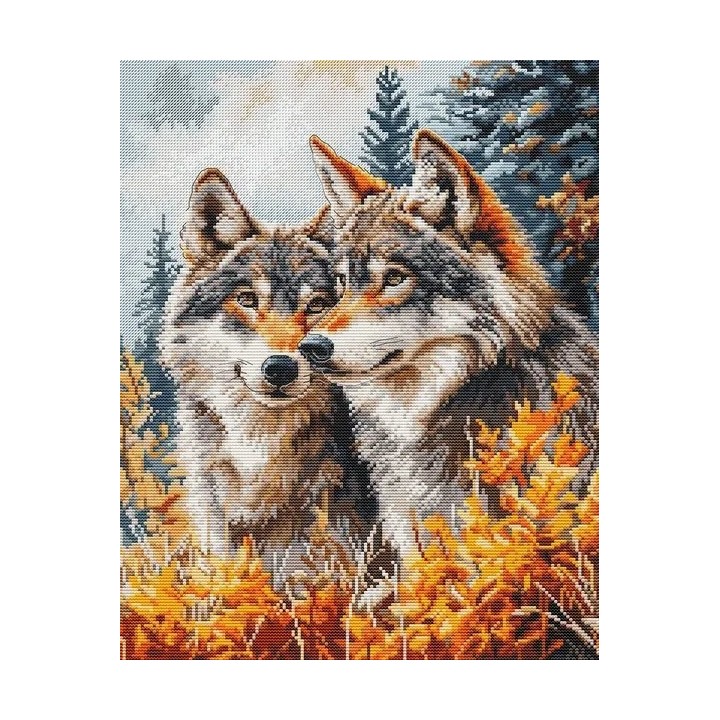 Luca-S Kit de broderie Les Gardiens de la Forêt