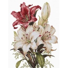 Luca-S Kit de broderie Le parfum des lys