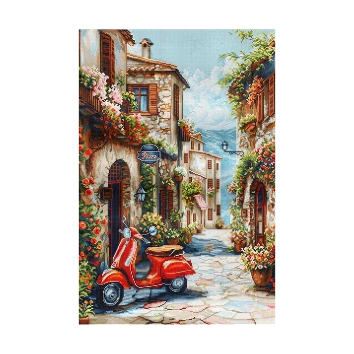 Luca-S Borduurpakket Italië in de geur van bloemen