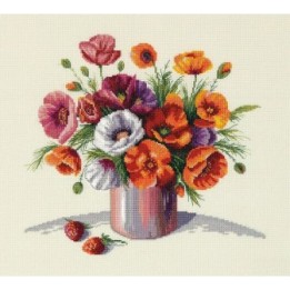 Stickset Morgenmohn