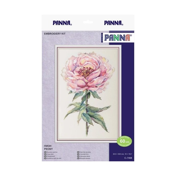Kit e broderie Pivoine