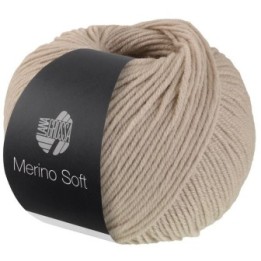 Lana Grossa Merino Soft 002 Graubeige